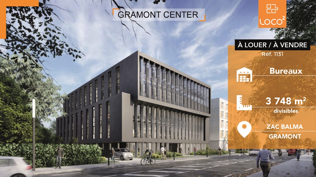 Exclusivité : Immeuble neuf de bureaux dernière génération - métro Balma Gramont !